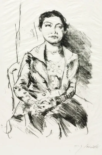 Portrait Of A Young Woman Anneliese Halbe