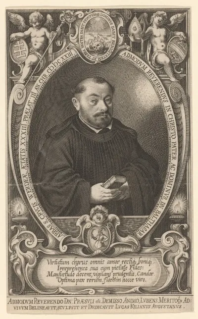 Portrait Of Abbot Balthasar At The Age Of 33