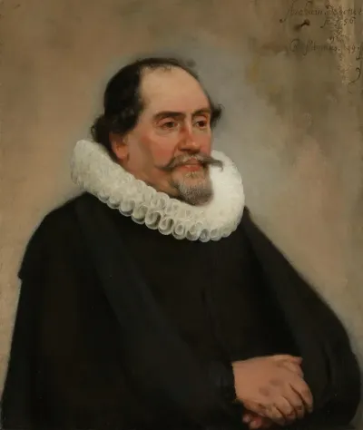 Portrait Of Abraham De Potter Amsterdam Silk Merchant