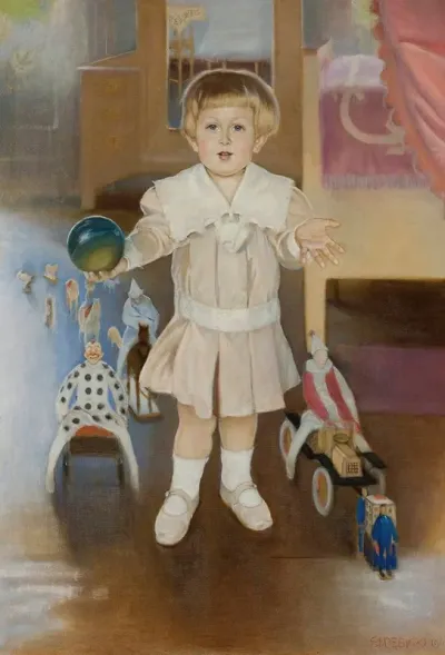 Portrait Of Adam Gubrynowicz 1906 As A Child