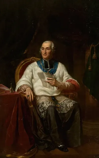 Portrait Of Adam Krasinski 1714 1800 Bishop Of Kamieniec