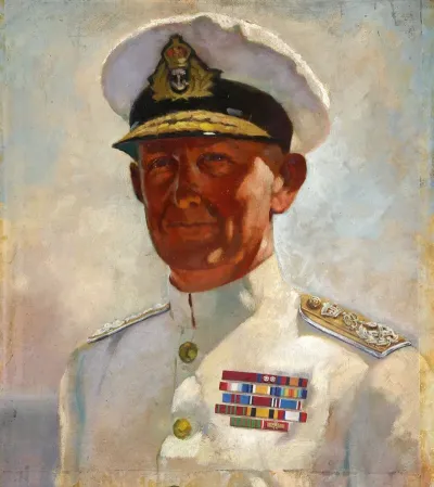 Portrait Of Admiral Sir Andrew Cunningham