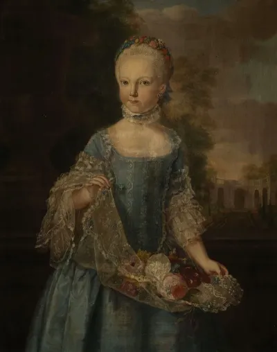 Portrait Of Adriana Petronella Van Nassau Woudenberg 1757 1789
