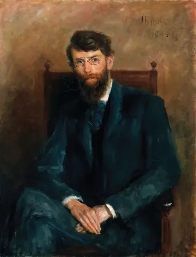 Portrait Of Ae George W Russell 1867 1935 Poet