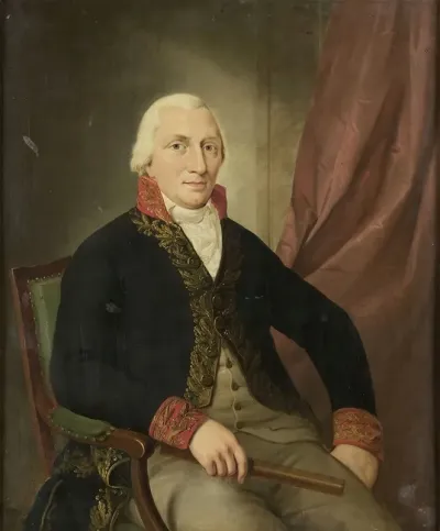 Portrait Of Albertus Henricus Wiese Governor General Of The Dutch East Indies