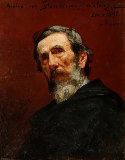 Portrait Of Aleksander Stankiewicz Painter 3
