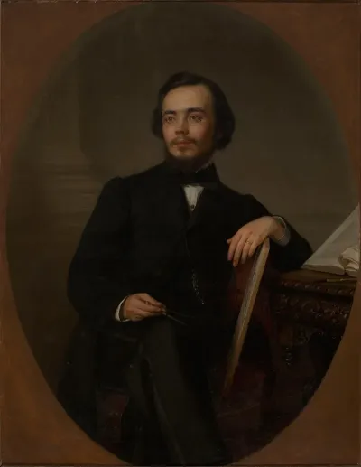 Portrait Of Aleksander Waszkowski Member Of The National Government In 1863