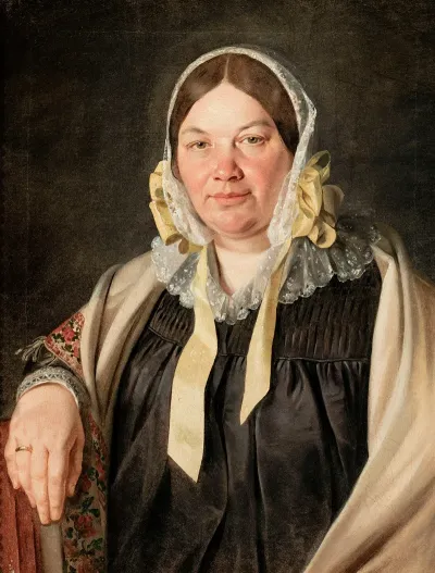 Portrait Of Aleksandra Bebnowska Nee Cybulska Painters Mother In Law