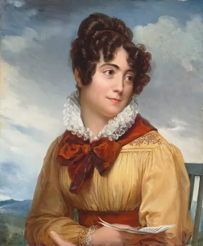 Portrait Of Alexandre Gerard Sister In Law Of The Artist