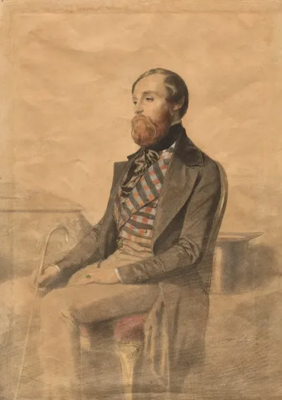 Portrait Of Alfred De Musset 1810 1857