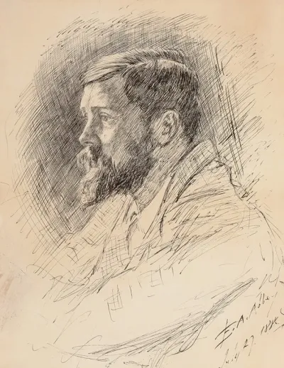 Portrait Of Alfred Parsons R A