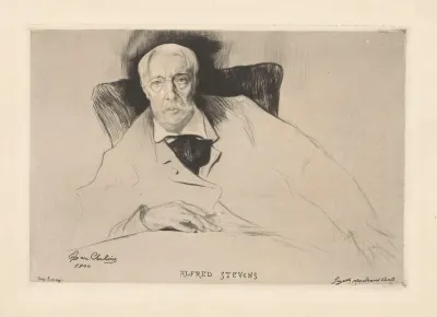 Portrait Of Alfred Stevens