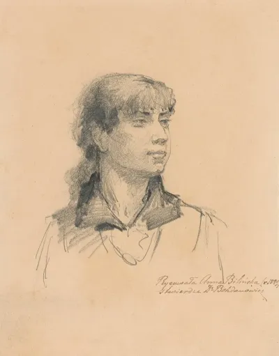 Portrait Of Amelie Beaury Saurel