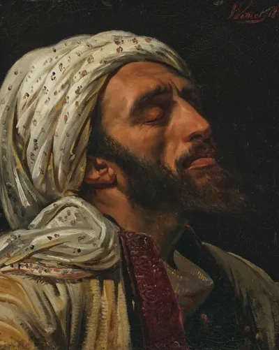Portrait Of An Arab Man