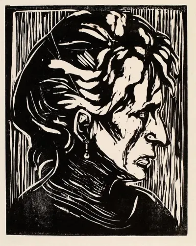 Portrait Of An Elderly Lady Study Of A Head