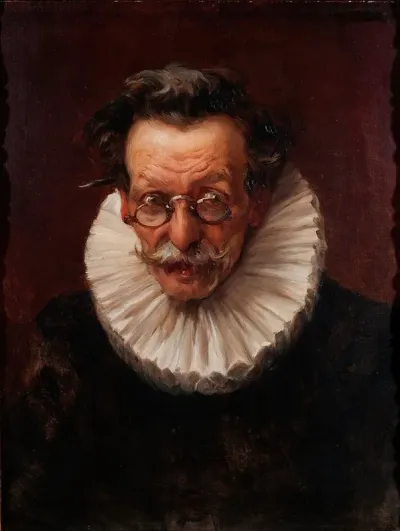 Portrait Of An Elderly Man Dressed In The Style Of The Reign Of Philip Iv