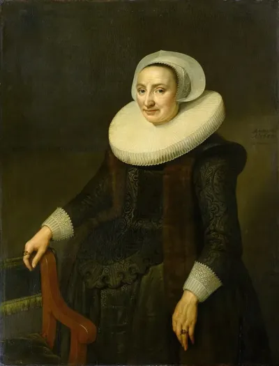 Portrait Of An Elderly Woman