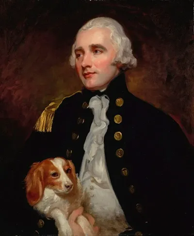 Portrait Of An Officer Of The Corps Of Engineers Half Length Formerly Identified As Sir George Grey