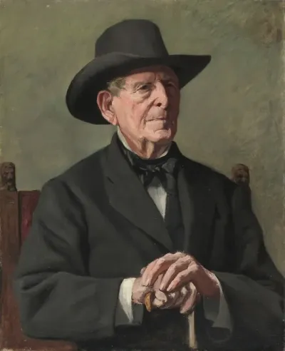 Portrait Of An Old Sea Captain