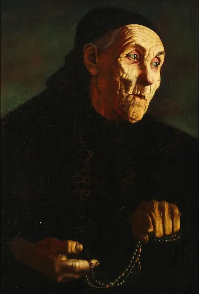 Portrait Of An Old Woman 7