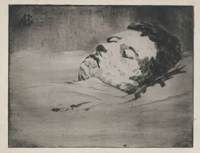 Portrait Of An Unknown Man On His Deathbed