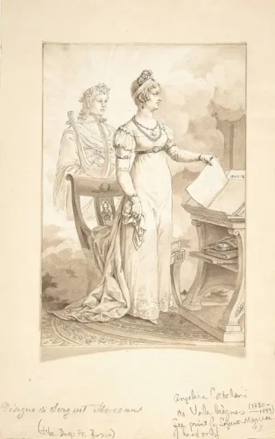 Portrait Of Angelica Catalani De Valabregue
