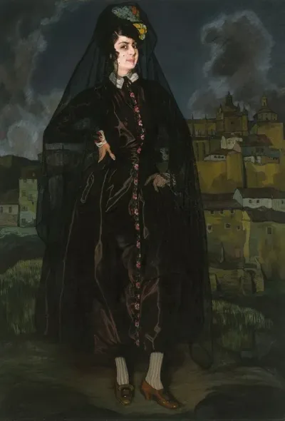 Portrait Of Anita Ramirez In Black