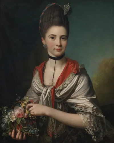 Portrait Of Anna Elisabeth Battier Nee Storp