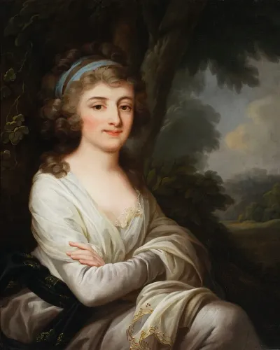 Portrait Of Anna Krasinska Nee Ossolinska 1749 1843