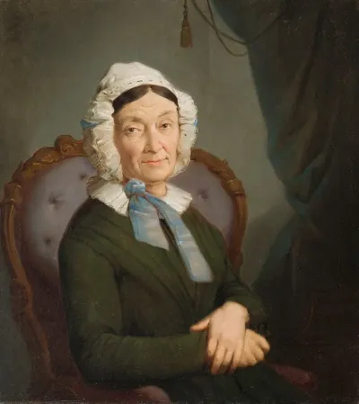 Portrait Of Anna Kurpiewska Nee Olszakiewicz