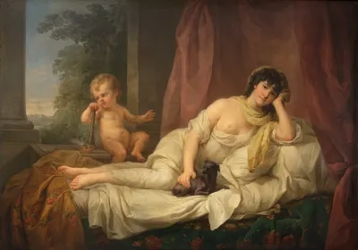 Portrait Of Anna Lampel D 1800 Actress 2