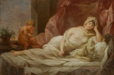 Portrait Of Anna Lampel D 1800 Actress