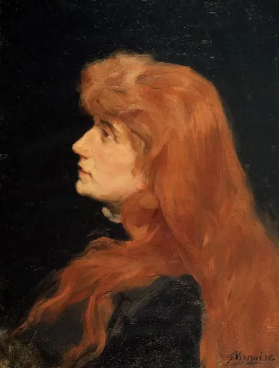 Portrait Of Anna Rodenbach The Wife Of The Poet Georges Rodenbach