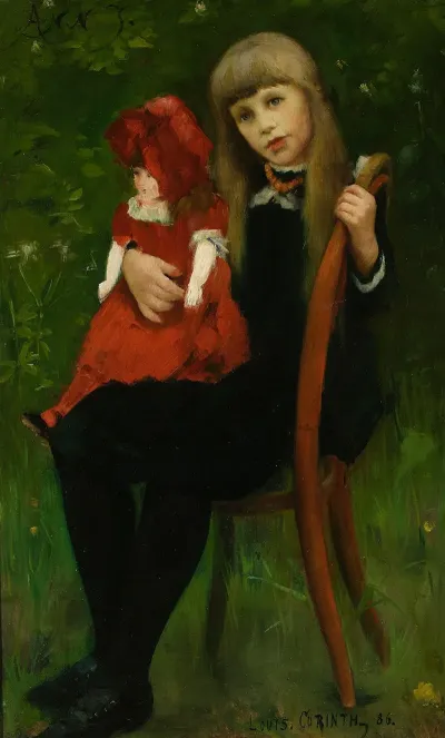 Portrait Of Anna Schaumburg With A Doll