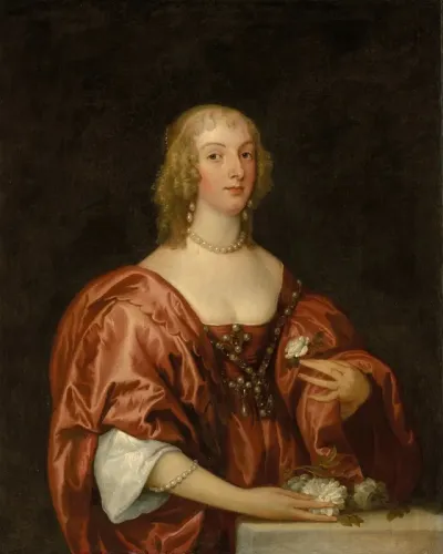 Portrait Of Anna Sophia Countess Of Carnarvon C 1610 C 1695
