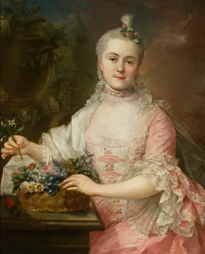 Portrait Of Anna Szaniawska Nee Scypion 1730 1795