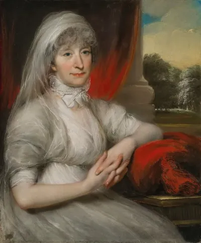 Portrait Of Anne Buck 1749 1832 Of Ulley Carnaby