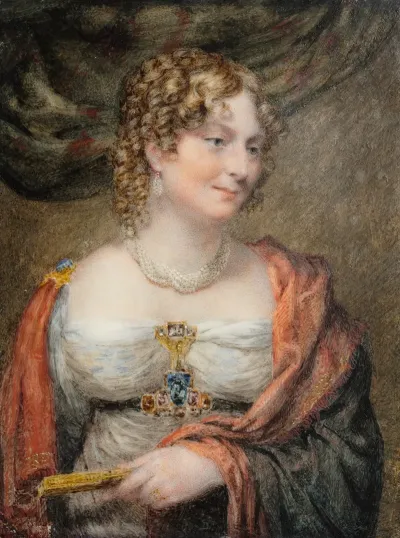 Portrait Of Anne Law Nee Towry 1st Lady Ellenborough