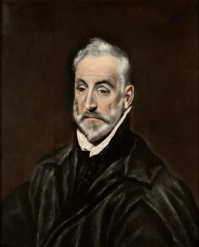 Portrait Of Antonio De Covarrubias Y Leiva 1514 1602 Spanish Jurist And Humanist