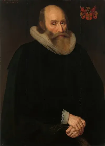 Portrait Of Antonius Antonides Van Der Linden Physician In Amsterdam