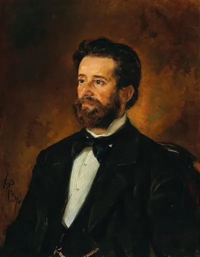 Portrait Of Architect Johann De Colle 1840 1889