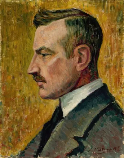 Portrait Of Artist Magnus Enckell