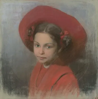 Portrait Of Artists Daughter Georgina