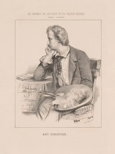 Portrait Of Ary Scheffer