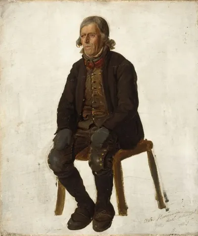 Portrait Of Asle Hermandson From Hallingdal