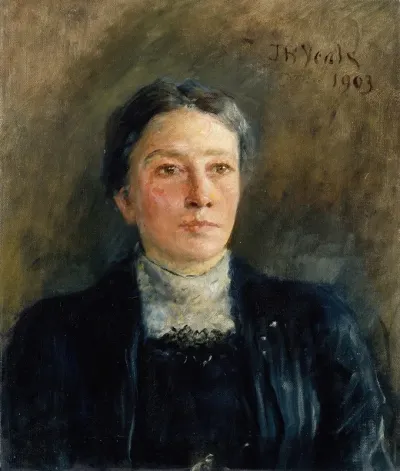 Portrait Of Augusta Gregory 1852 1932 Dramatist