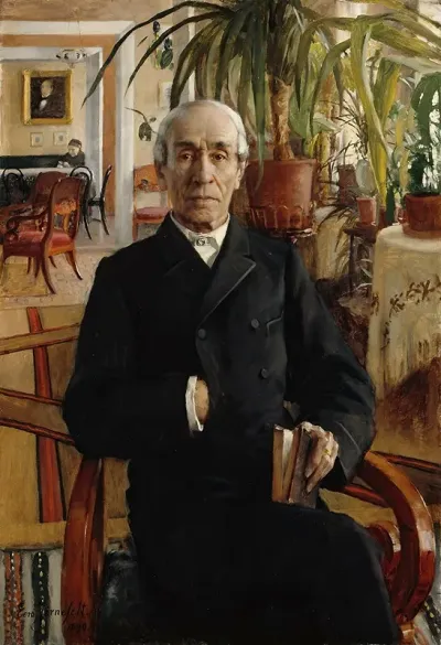 Portrait Of Baron Johan Philip Palmen Vice Chancellor Of The University