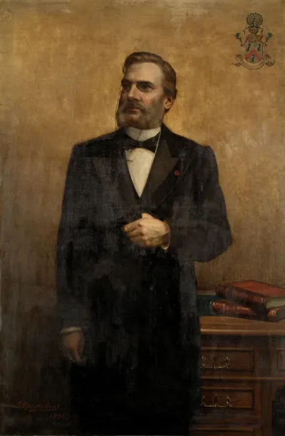 Portrait Of Baron Napoleon De Pauw