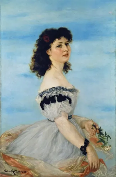 Portrait Of Berta Von Radowitz As A Young Girl