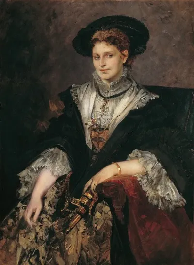 Portrait Of Bertha Von Piloty